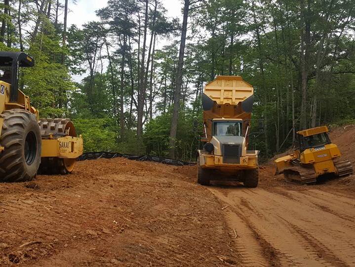 Commercial Site Work at Applebee's in Morganton